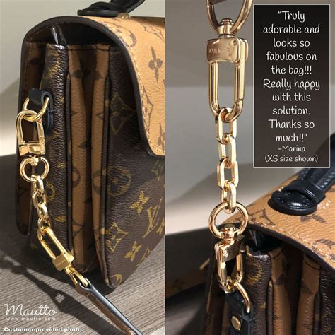 louis vuitton chain strap extender|faux louis vuitton crossbody strap.